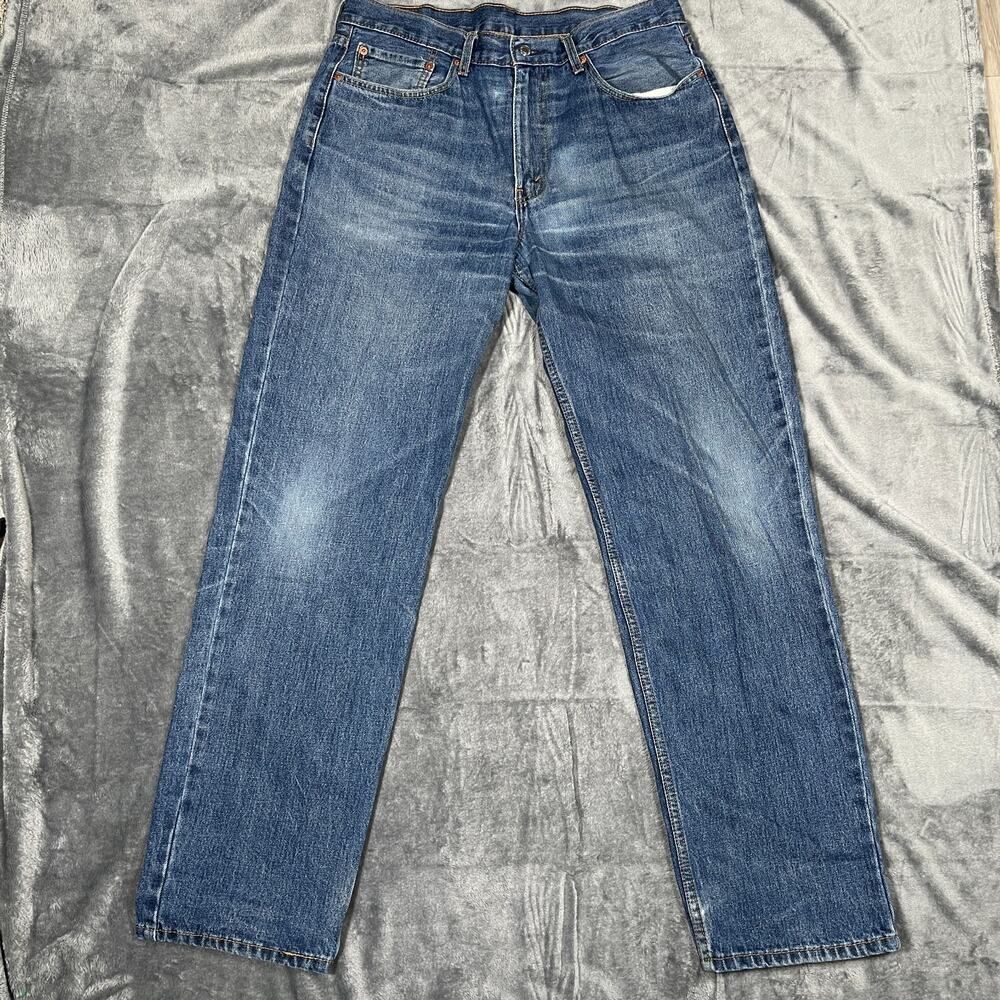 Classic Blue Men's Straight-Leg Jeans